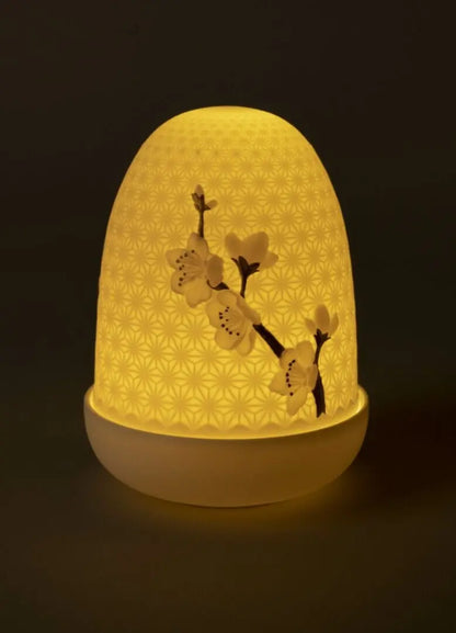  Lladró Cherry Blossoms Cordless Dome Table Lamp Gold Lustre Lighting by Lladró at  FormFluent