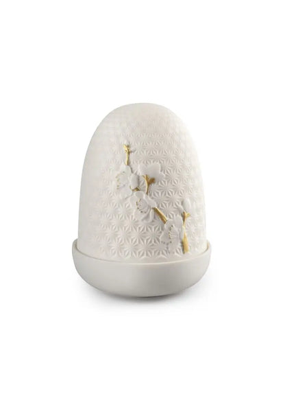  Lladró Cherry Blossoms Cordless Dome Table Lamp Gold Lustre Lighting by Lladró at  FormFluent