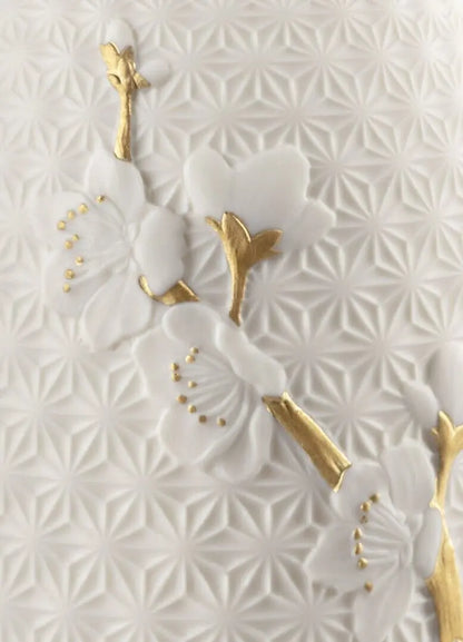  Lladró Cherry Blossoms Cordless Dome Table Lamp Gold Lustre Lighting by Lladró at  FormFluent
