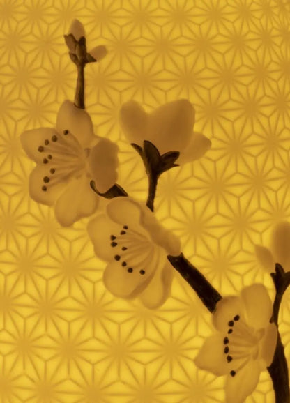  Lladró Cherry Blossoms Cordless Dome Table Lamp Gold Lustre Lighting by Lladró at  FormFluent