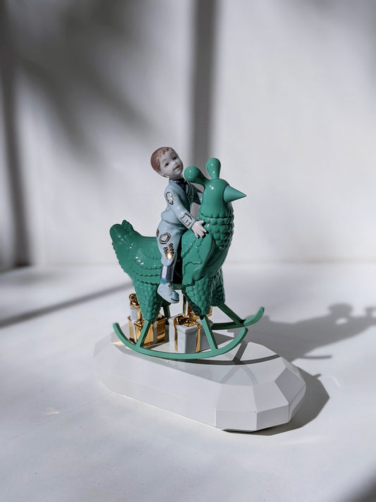 The Rocking Chicken Ride Sculpture by Jaime Hayon - FormFluent