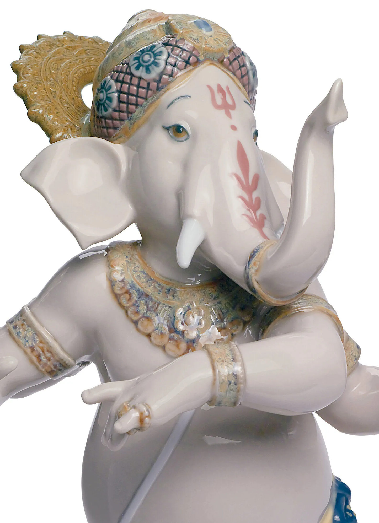 Lladró Dancing Ganesha Figurine Sculpture  FormFluent