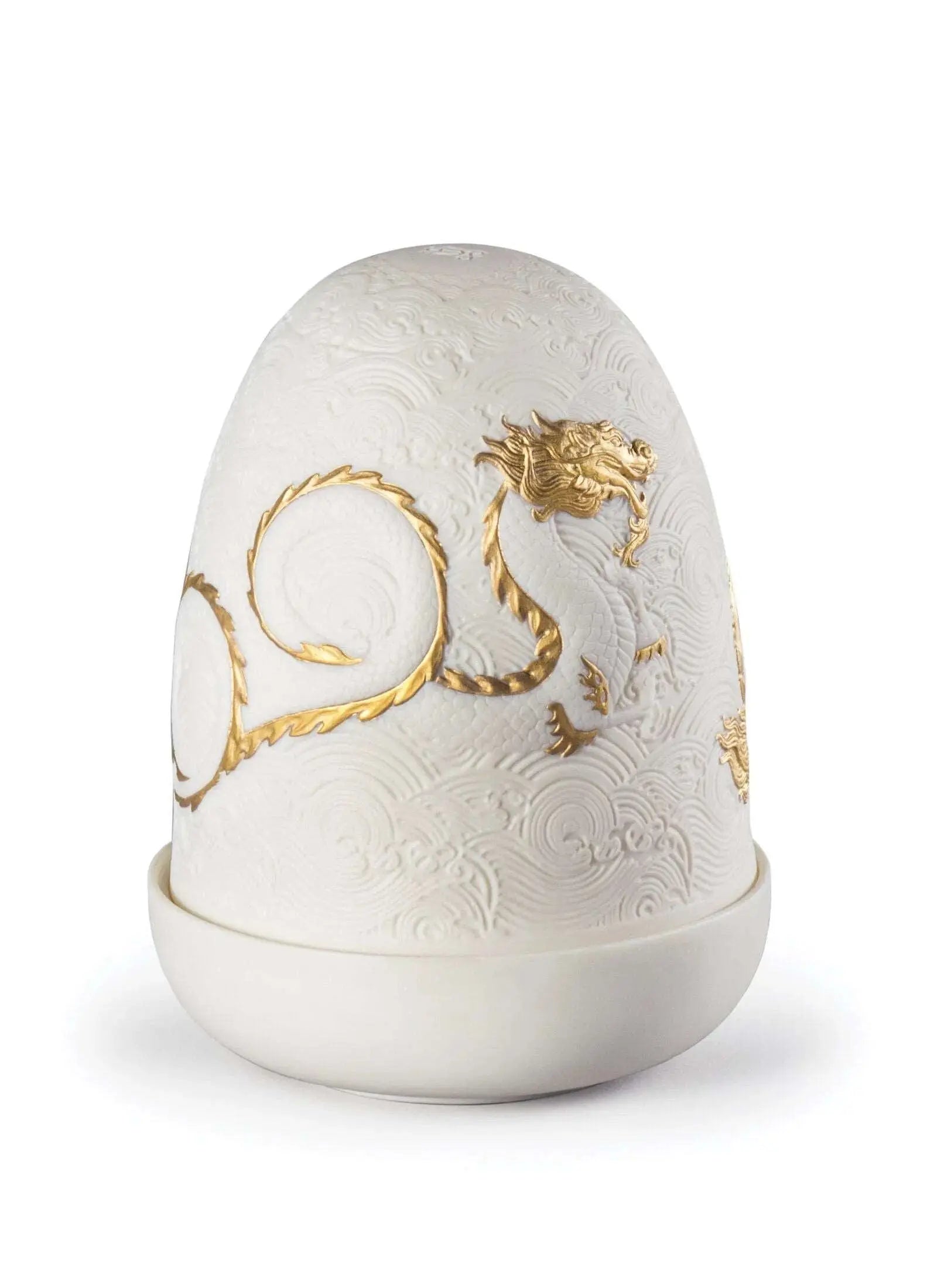  Lladró Dragons Dome Cordless Table Lamp Gold Lustre Lighting by Lladró at  FormFluent