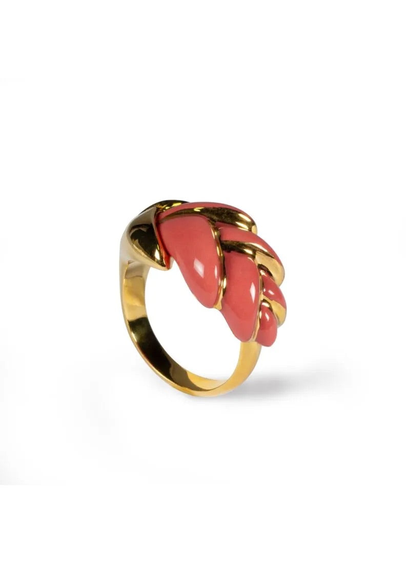 Heliconia Metal Adjustable Ring