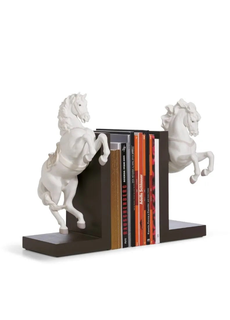 Horse on Courbette and Pirouette Bookends - FormFluent