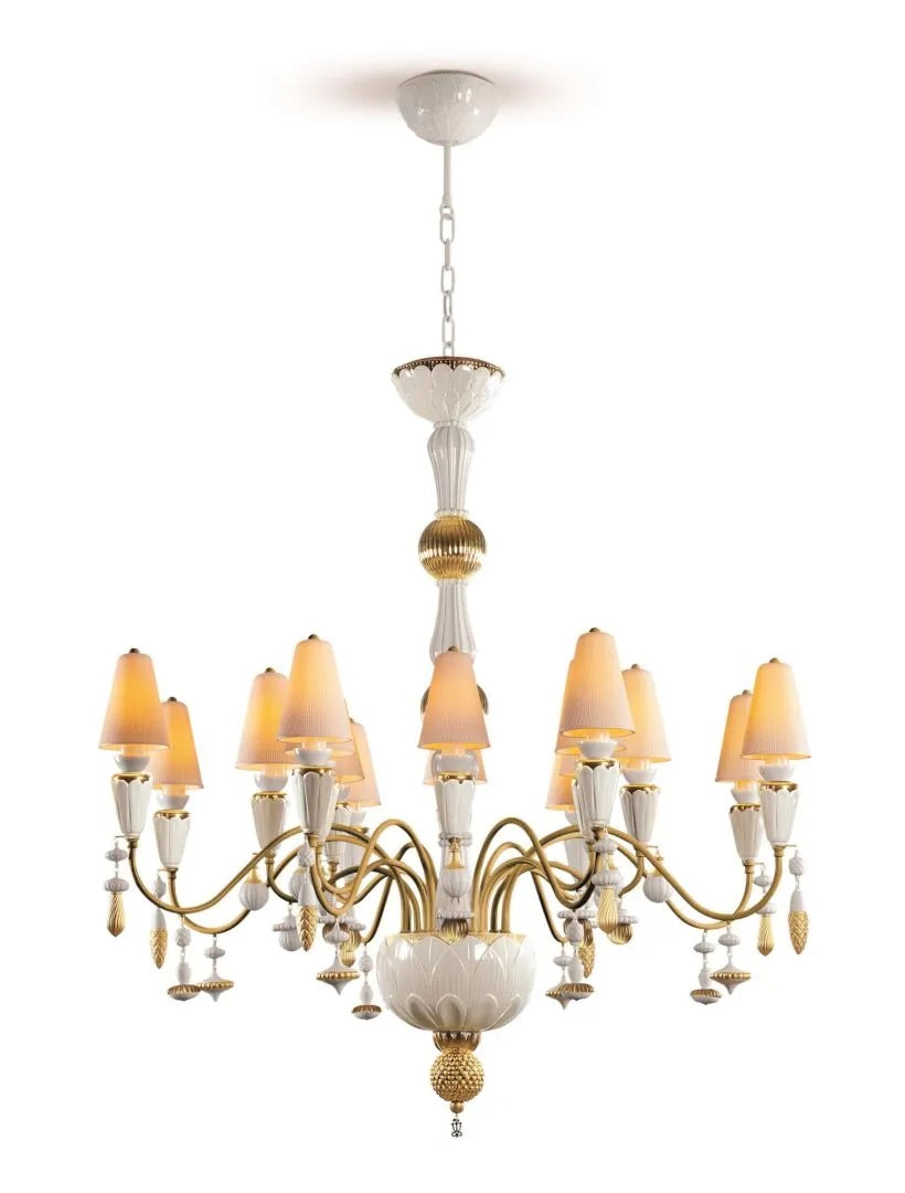 Ivy and Seed 16 Lights Chandelier - Medium Flat Model - FormFluent