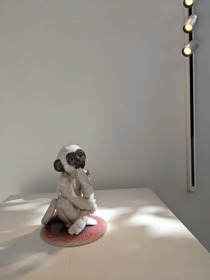  Lladró Little Monkey Figurine Sculpture by Lladró at  FormFluent