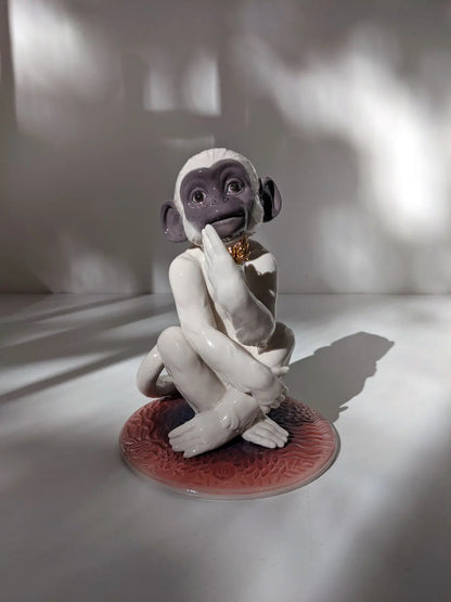  Lladró Little Monkey Figurine Sculpture by Lladró at  FormFluent
