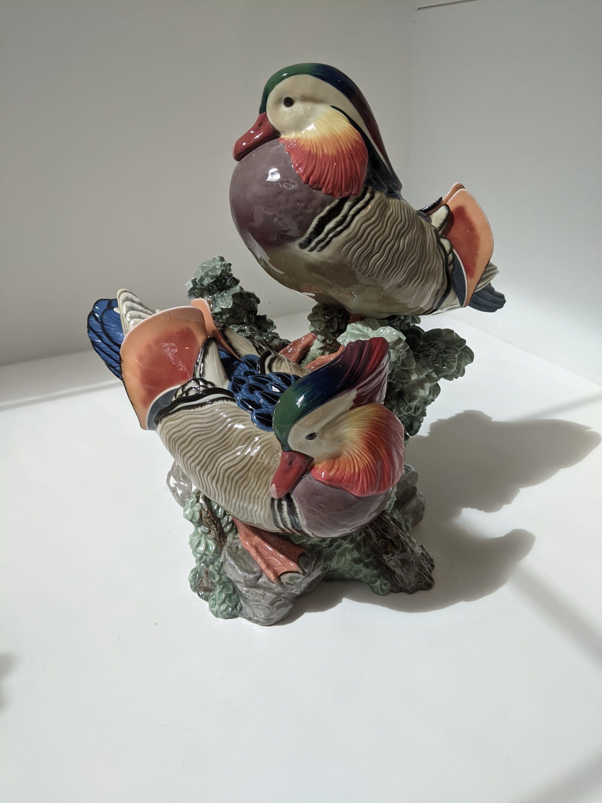 Mandarin Ducks Sculpture Limited Edition - FormFluent