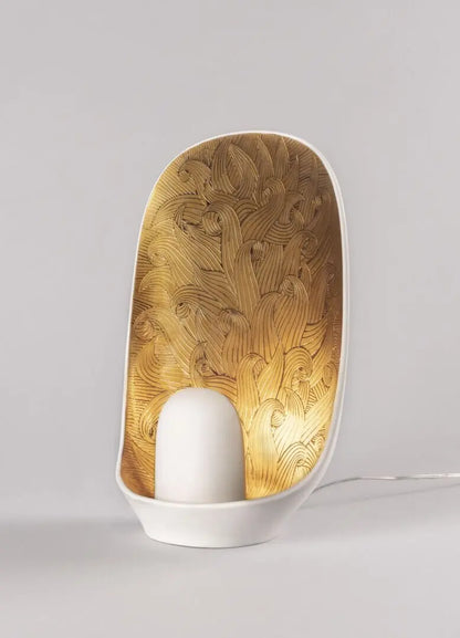  Lladró Mirage Table Lamp Gold Lustre Lighting by Lladró at  FormFluent