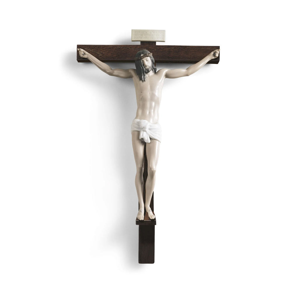  Lladró Our Saviour Jesus Christ Crucifix Figurine Wall Art Sculpture by Lladró at  FormFluent