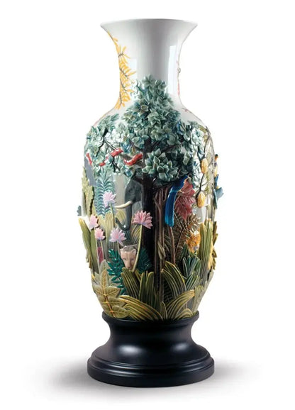  Lladró Paradise Vase Animal Life Figurine Limited Edition Vase by Lladró at  FormFluent