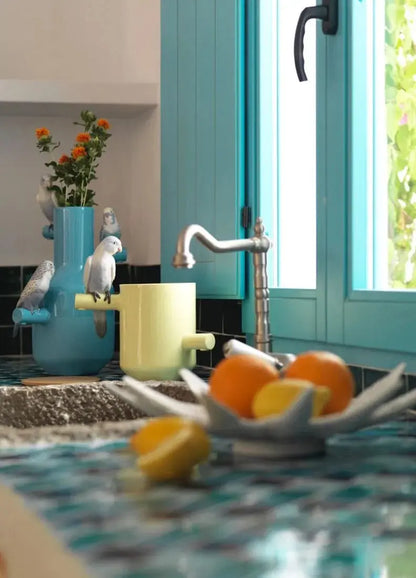  Lladró Parrot Parade Vase Blue Vase by Lladró at  FormFluent