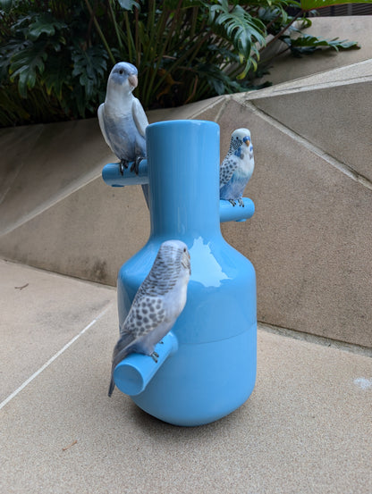  Lladró Parrot Parade Vase Coral Vase by Lladró at  FormFluent