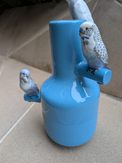  Lladró Parrot Parade Vase Coral Vase by Lladró at  FormFluent