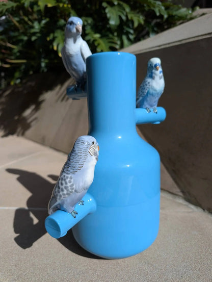  Lladró Parrot Parade Vase Blue Vase by Lladró at  FormFluent