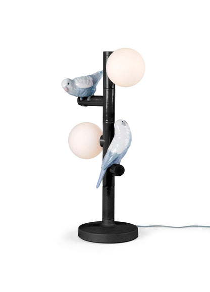 Lladró Parrot Party Table Lamp Black Lighting by  Lladró at   FormFluent Sydney, Australia