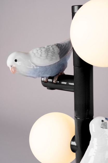 Lladró Parrot Party Table Lamp Black Lighting by  Lladró at   FormFluent Sydney, Australia