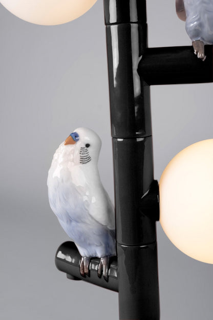 Lladró Parrot Party Table Lamp Black Lighting by  Lladró at   FormFluent Sydney, Australia
