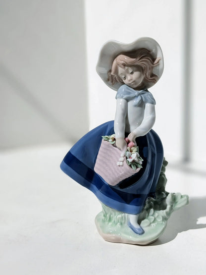  Lladró Pretty Pickings Girl Figurine Sculpture by Lladró at  FormFluent