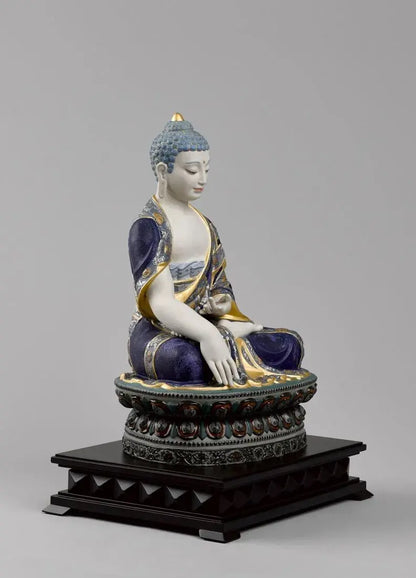  Lladró Shakyamuni Buddha Sculpture Gold Lustre Limited Edition Sculpture by Lladró at  FormFluent