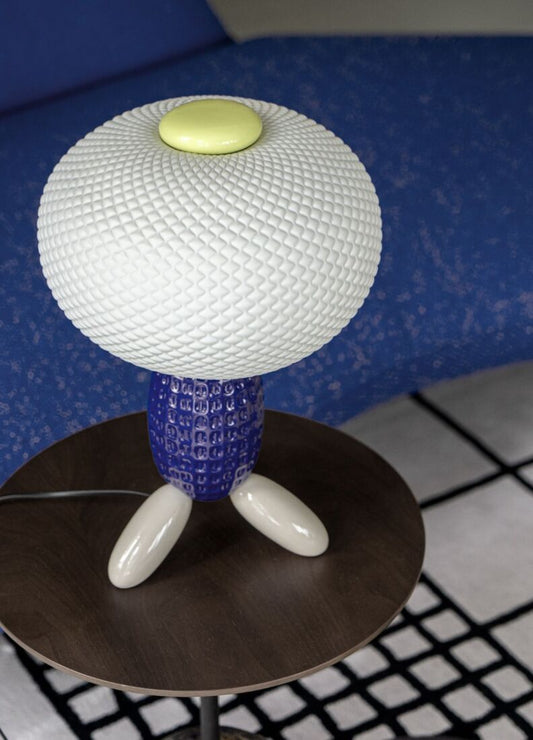  Lladró X Nichetto Studio - Soft Blown Airbloom Table Lamp - Blue Lighting by Lladró at  FormFluent