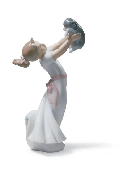  Lladró The Best of Friends Girl and Dog Figurine Sculpture by Lladró at  FormFluent