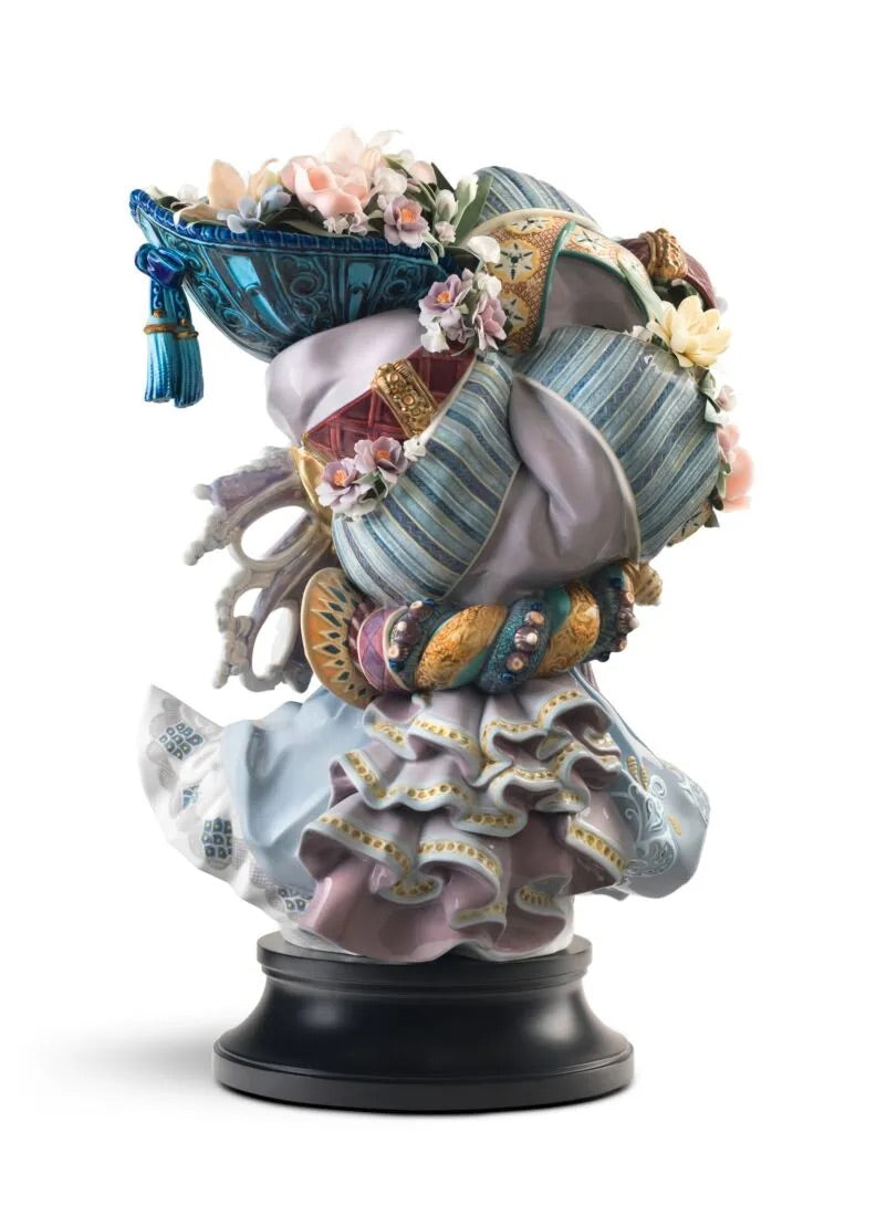 Venetian Fantasy woman Sculpture. Limited Edition