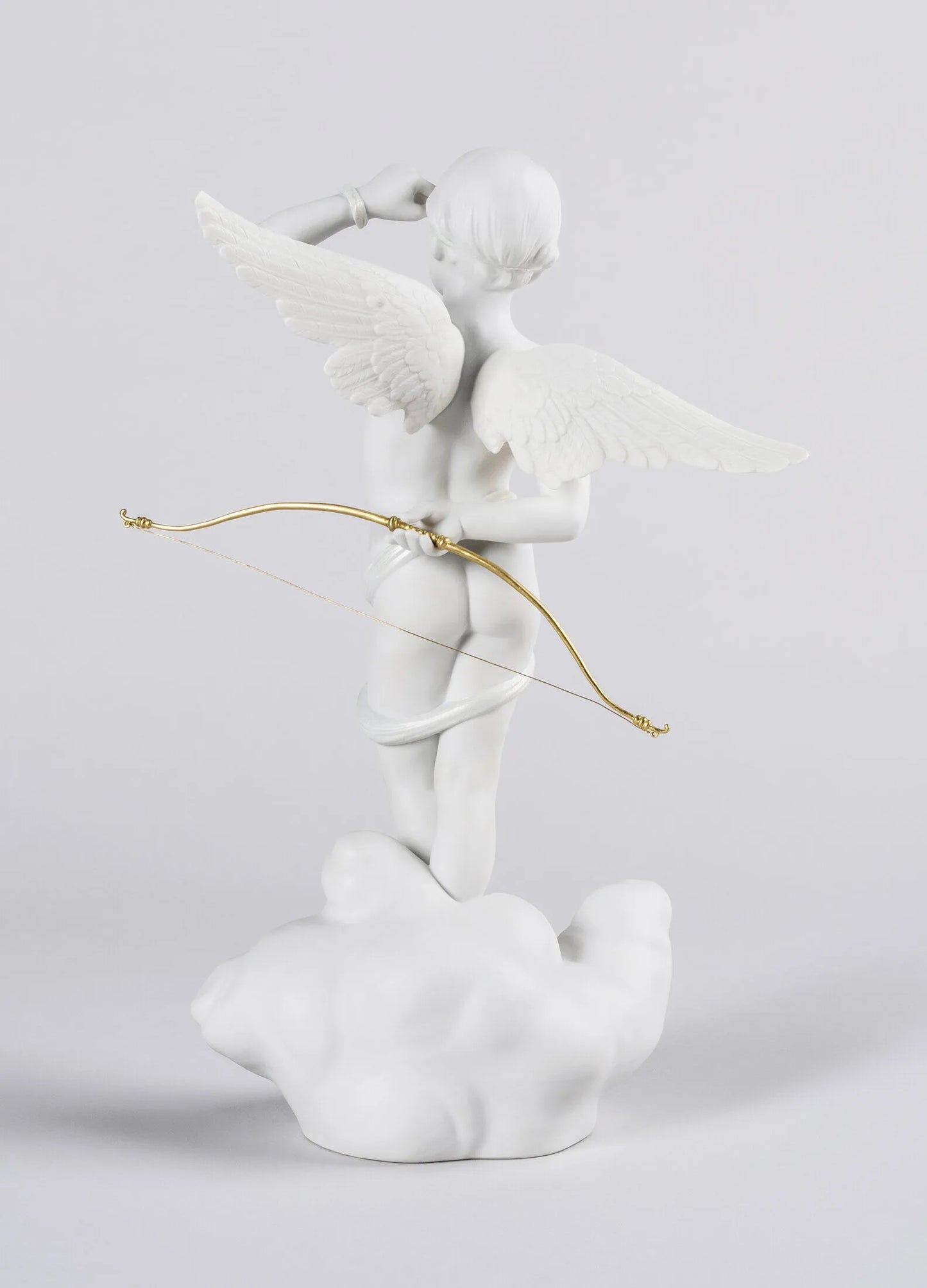 White Matt Cupid Figurine