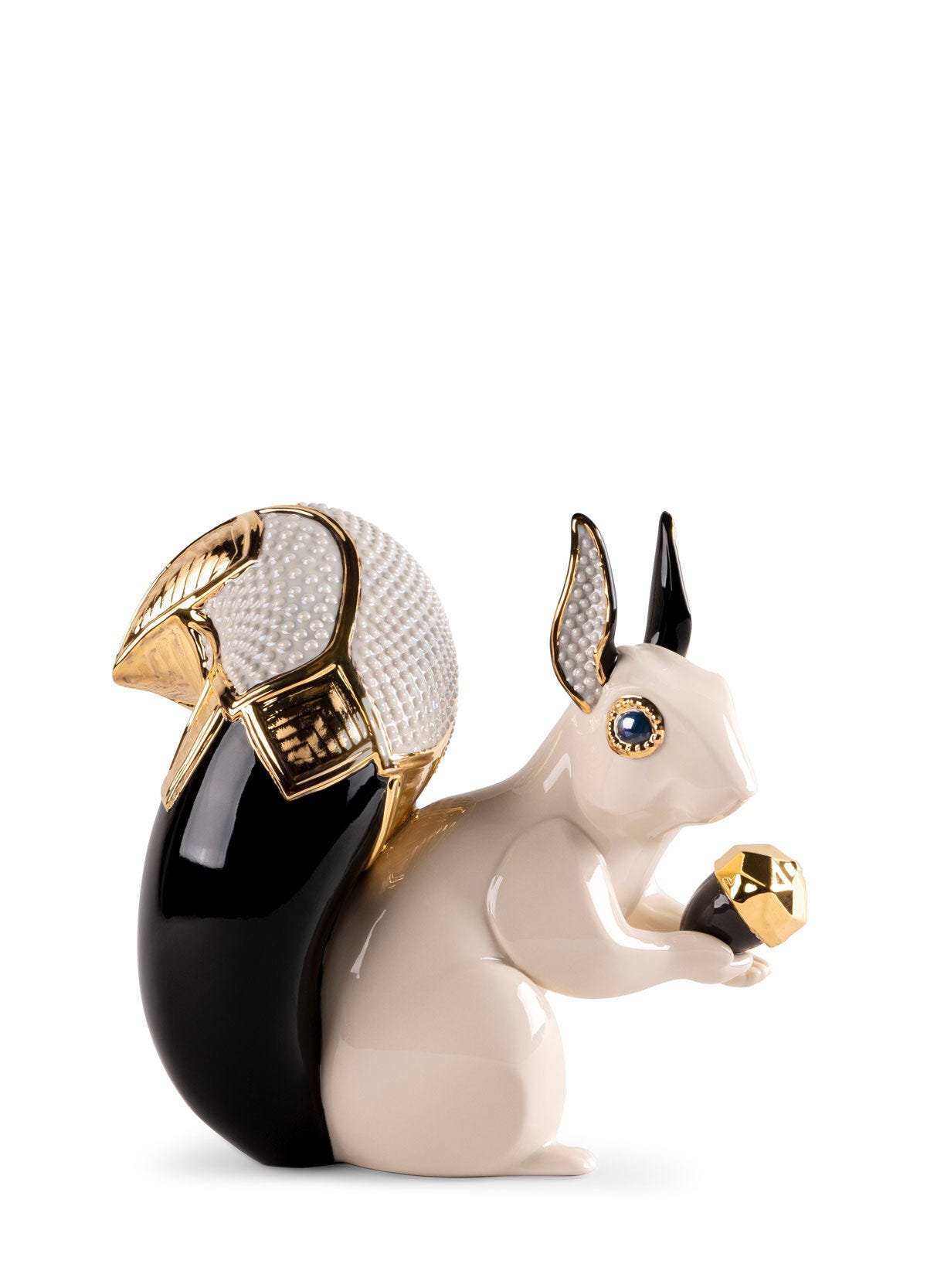 Lladro Squirrel jewel Sculpture