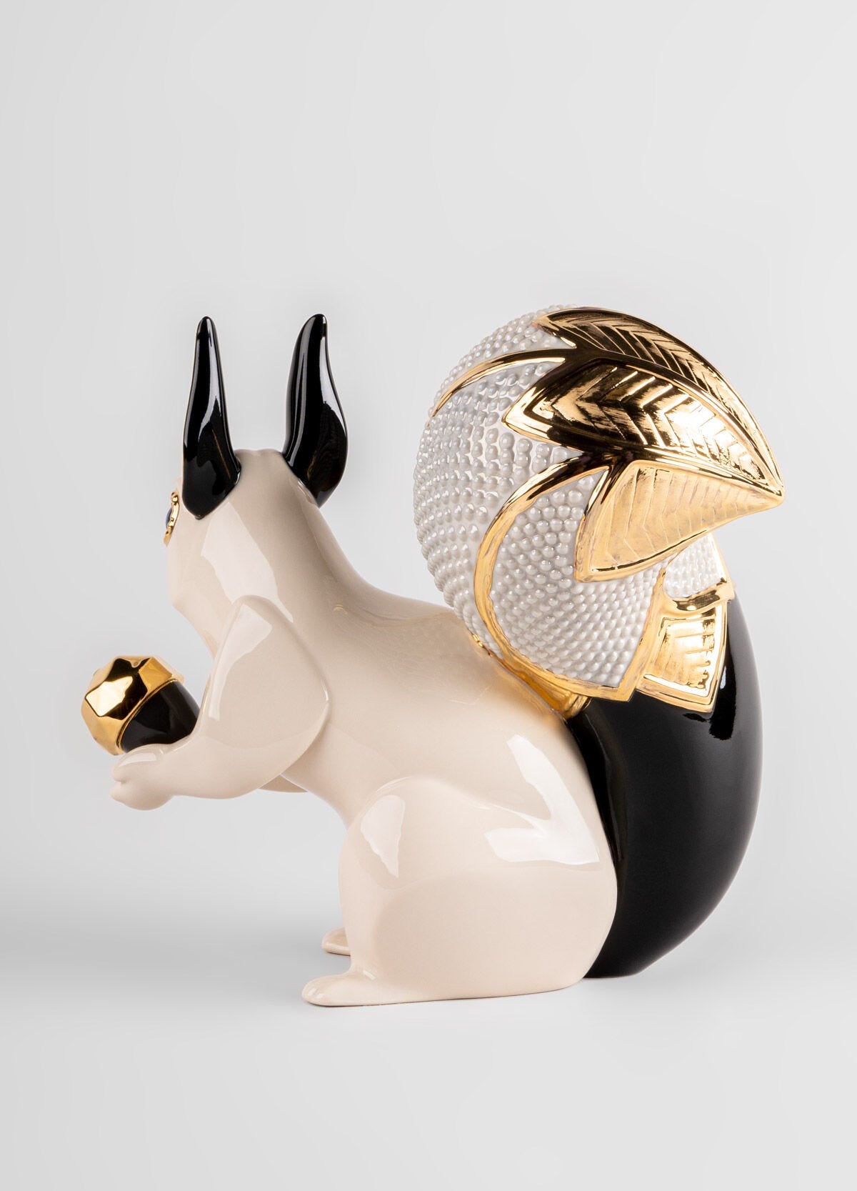 Lladro Squirrel jewel Sculpture