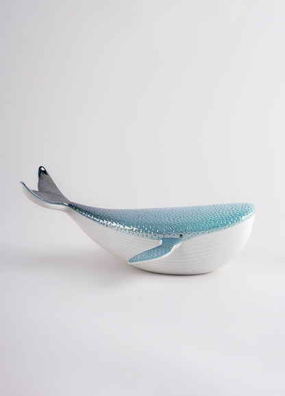 Lladró Whale Figurine - Small Sculpture by  Lladró at   FormFluent Sydney, Australia