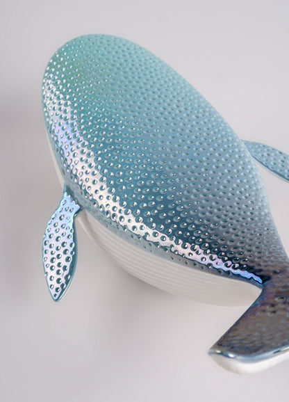 Lladró Whale Figurine - Small Sculpture by  Lladró at   FormFluent Sydney, Australia