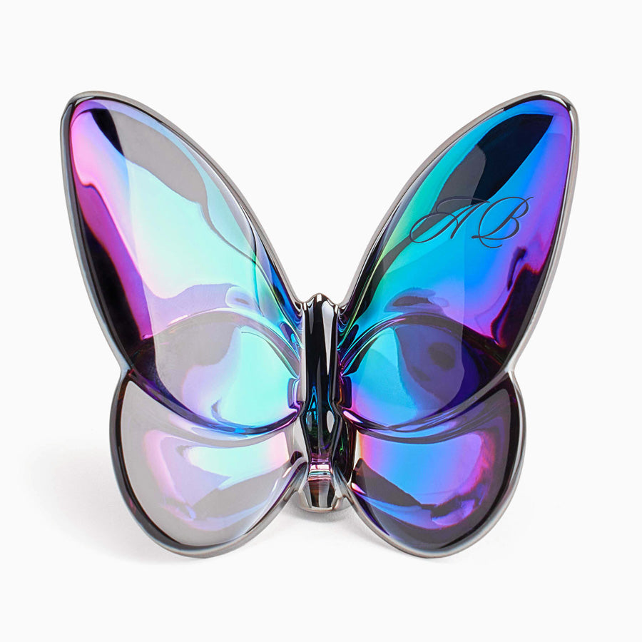 Baccarat Lucky Butterfly Blue Scarabee Crystal - FormFluent