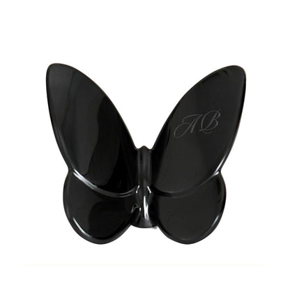 Baccarat Lucky Butterfly Black Crystal