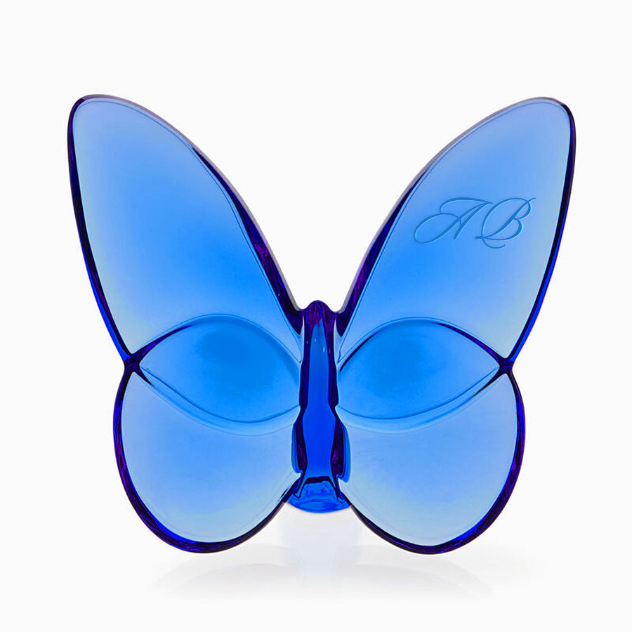 Baccarat Lucky Butterfly Blue Crystal - FormFluent