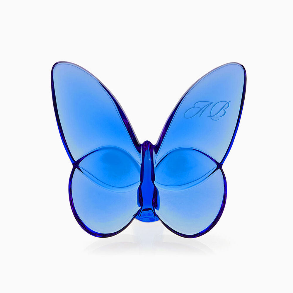 Baccarat Lucky Butterfly Blue Crystal - FormFluent