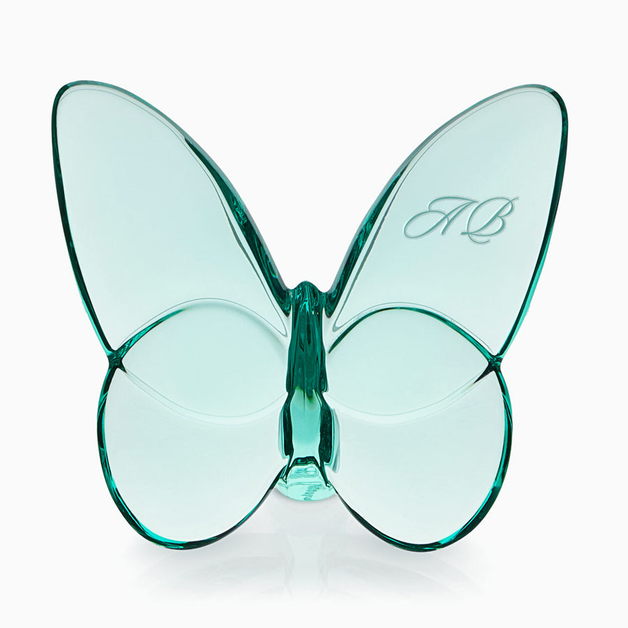 Baccarat Lucky Butterfly Turquoise Crystal
