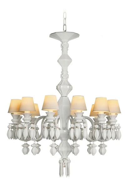  Lladró Belle de Nuit 12 Lights Porcelain Chandelier Lighting by Lladró at  FormFluent