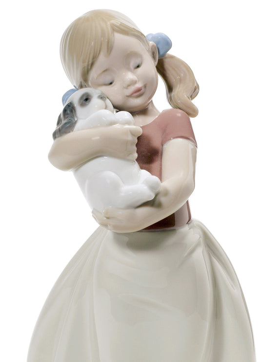 Lladró My Sweet Little Puppy Girl Figurine