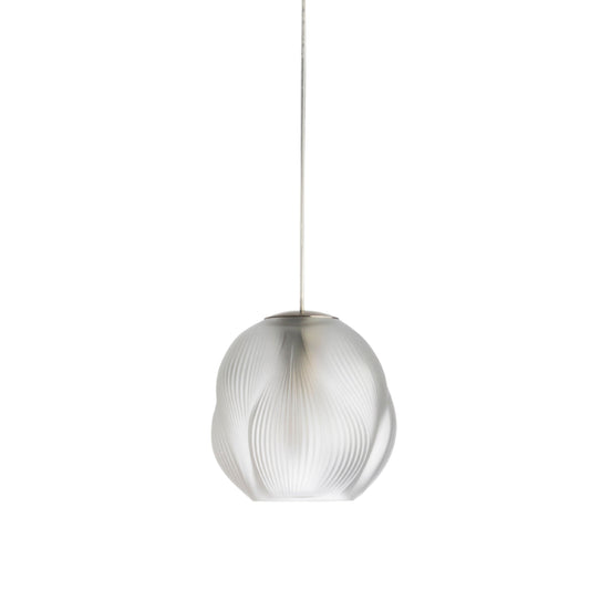 Lalique Alizé Small Ceiling Lamp - Nickle