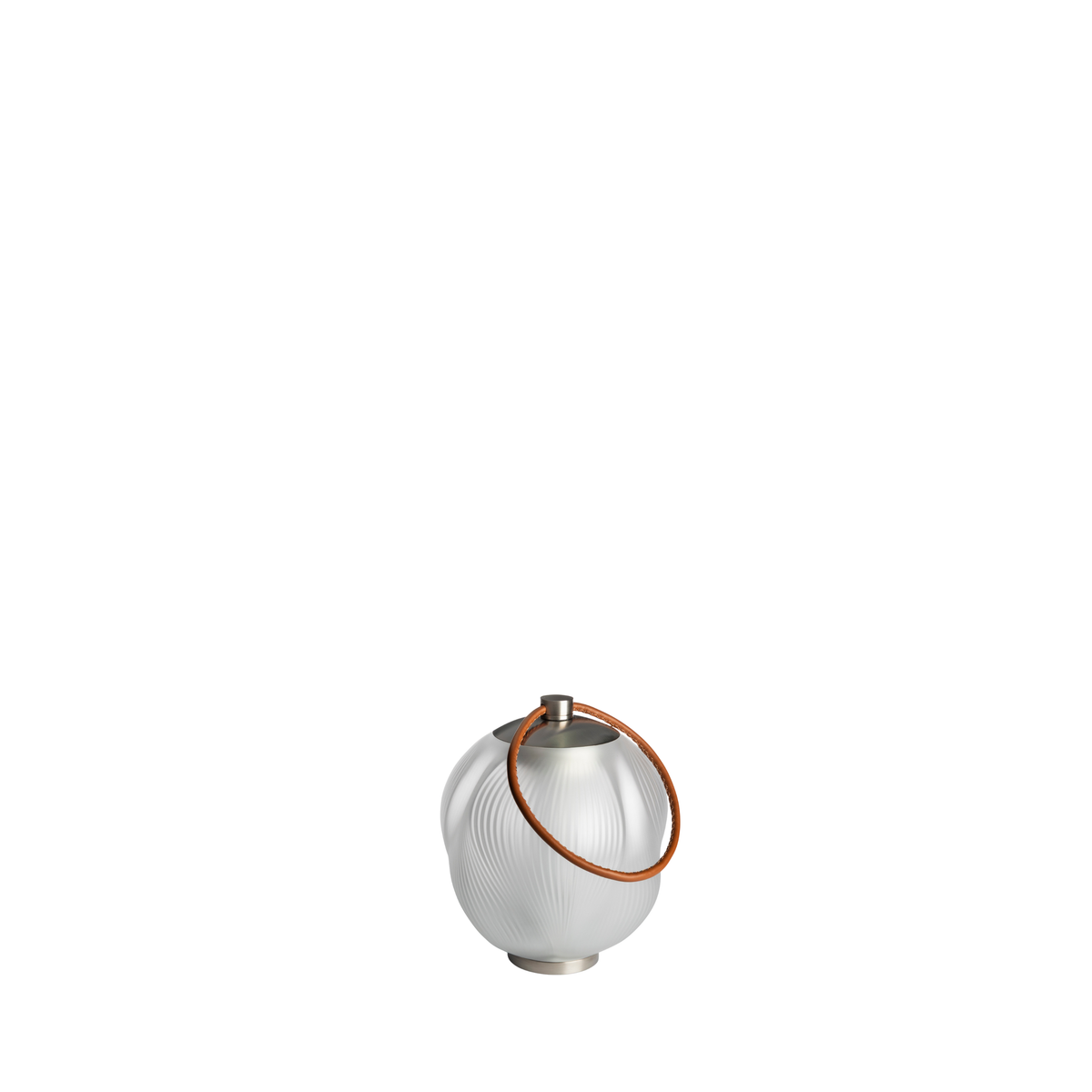 Lalique Alizé portable lamp - Nickel