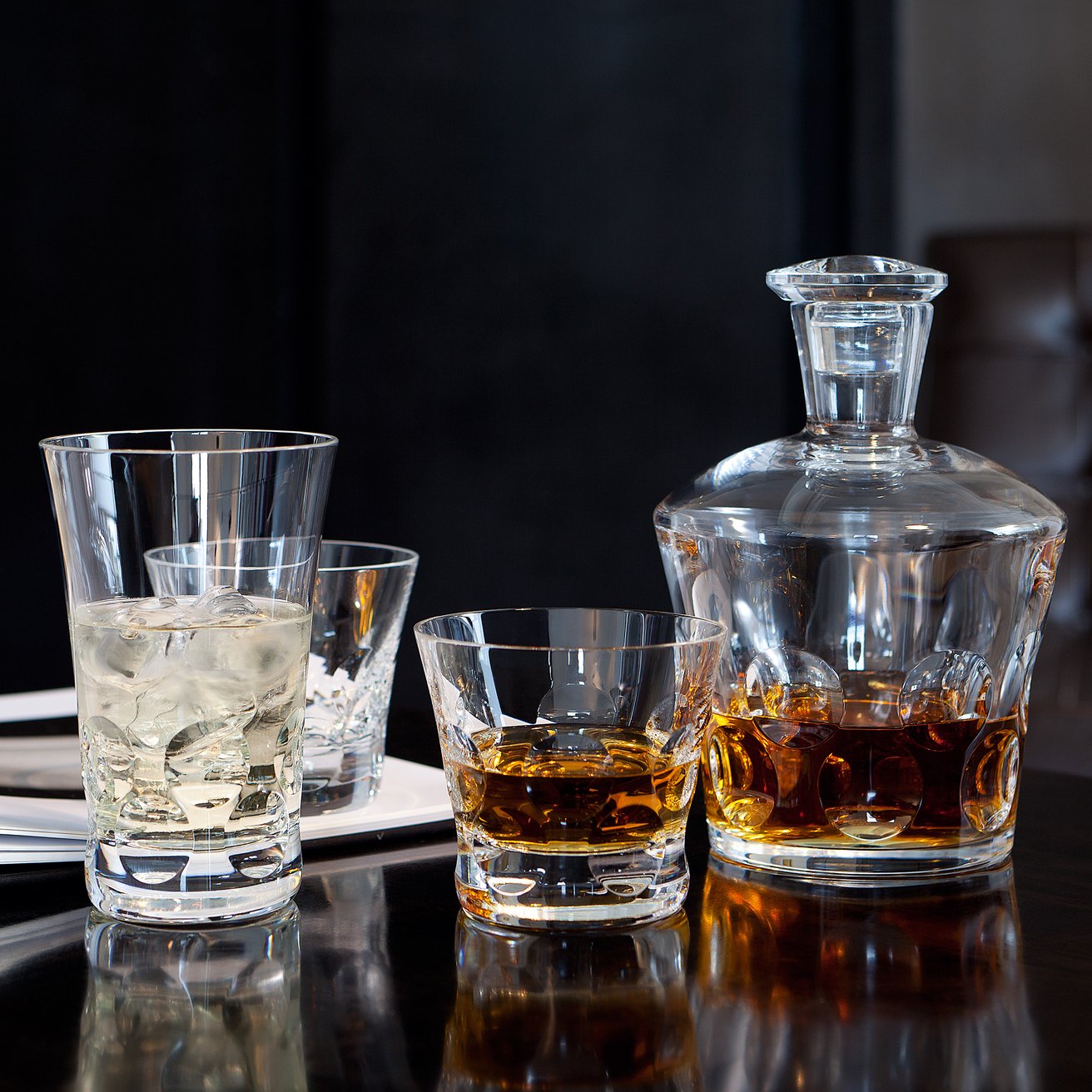  Baccarat Béluga Whiskey Decanter Barware by Baccarat at  FormFluent