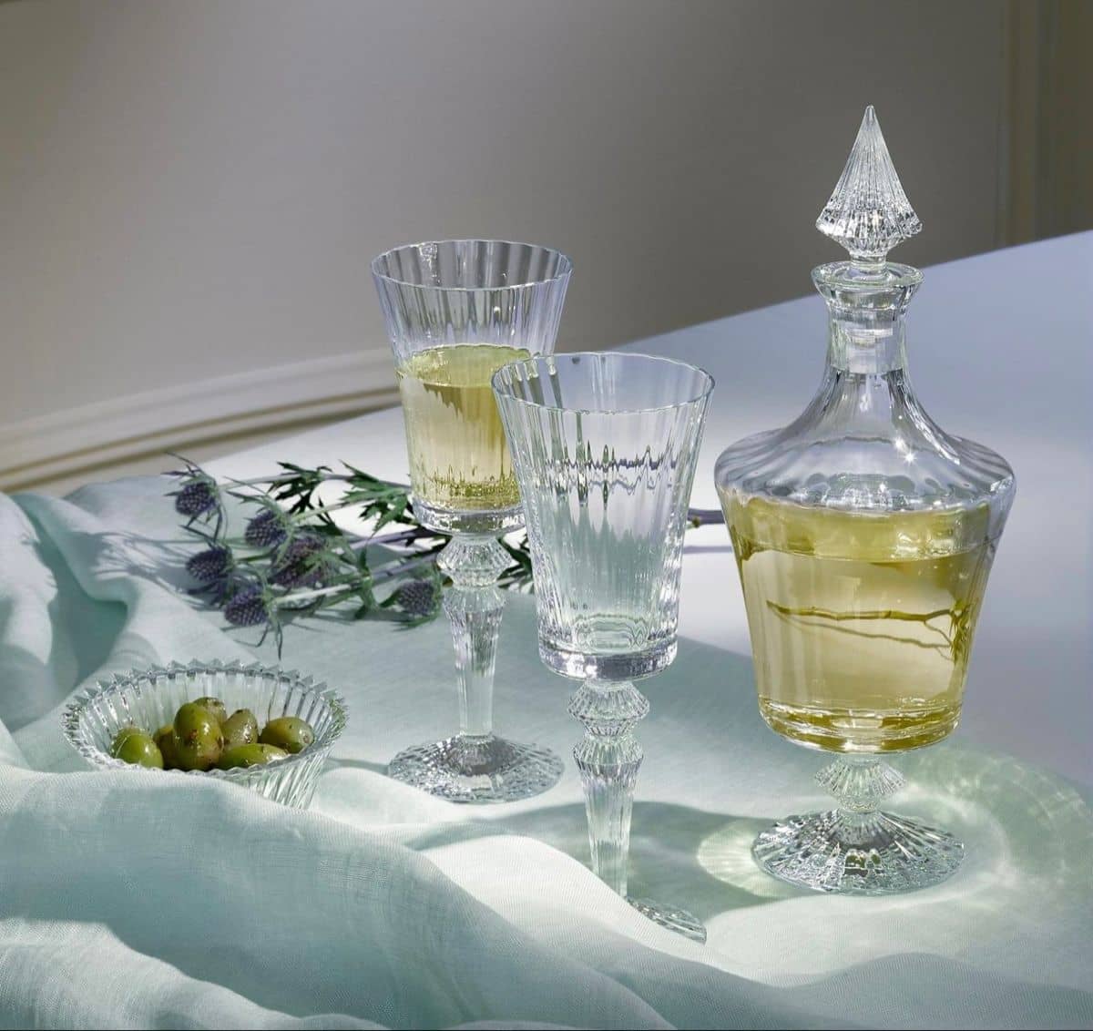 Baccarat Mille Nuits Glass Large Barware by  Baccarat at   FormFluent Sydney, Australia