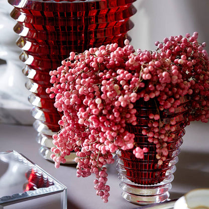 Baccarat Eye Oval Vase XL Red Vase by  Baccarat at   FormFluent Sydney, Australia