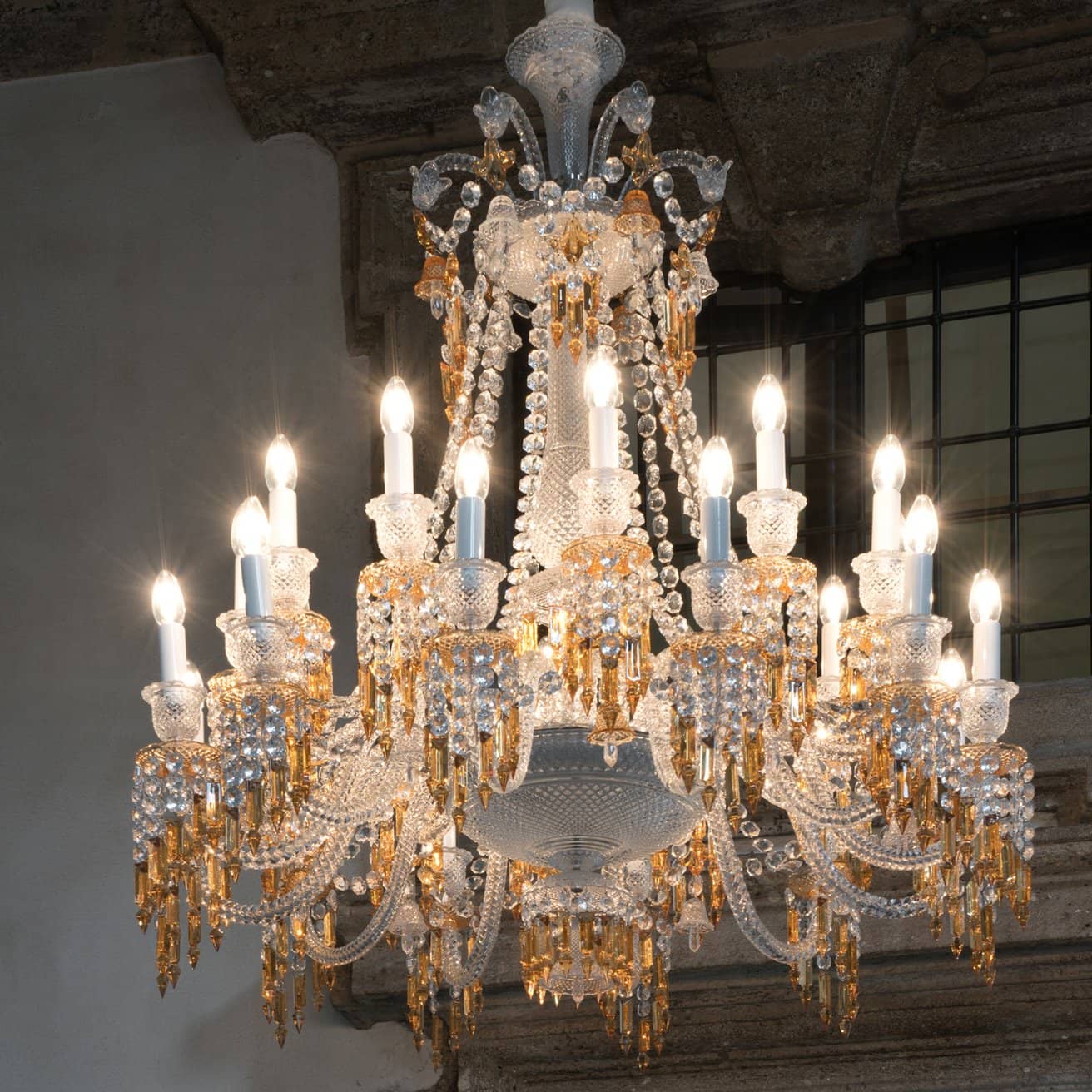 Baccarat Zénith Charleston Chandelier Short (24L) - FormFluent