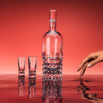 Baccarat Louxor Vodka Glasses (Set of 2) Barware by  Baccarat at   FormFluent Sydney, Australia