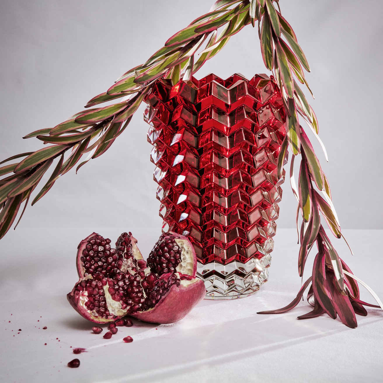 Baccarat Zig Zag (Eye II) Red Vase Vase by Baccarat at  FormFluent Sydney, Australia