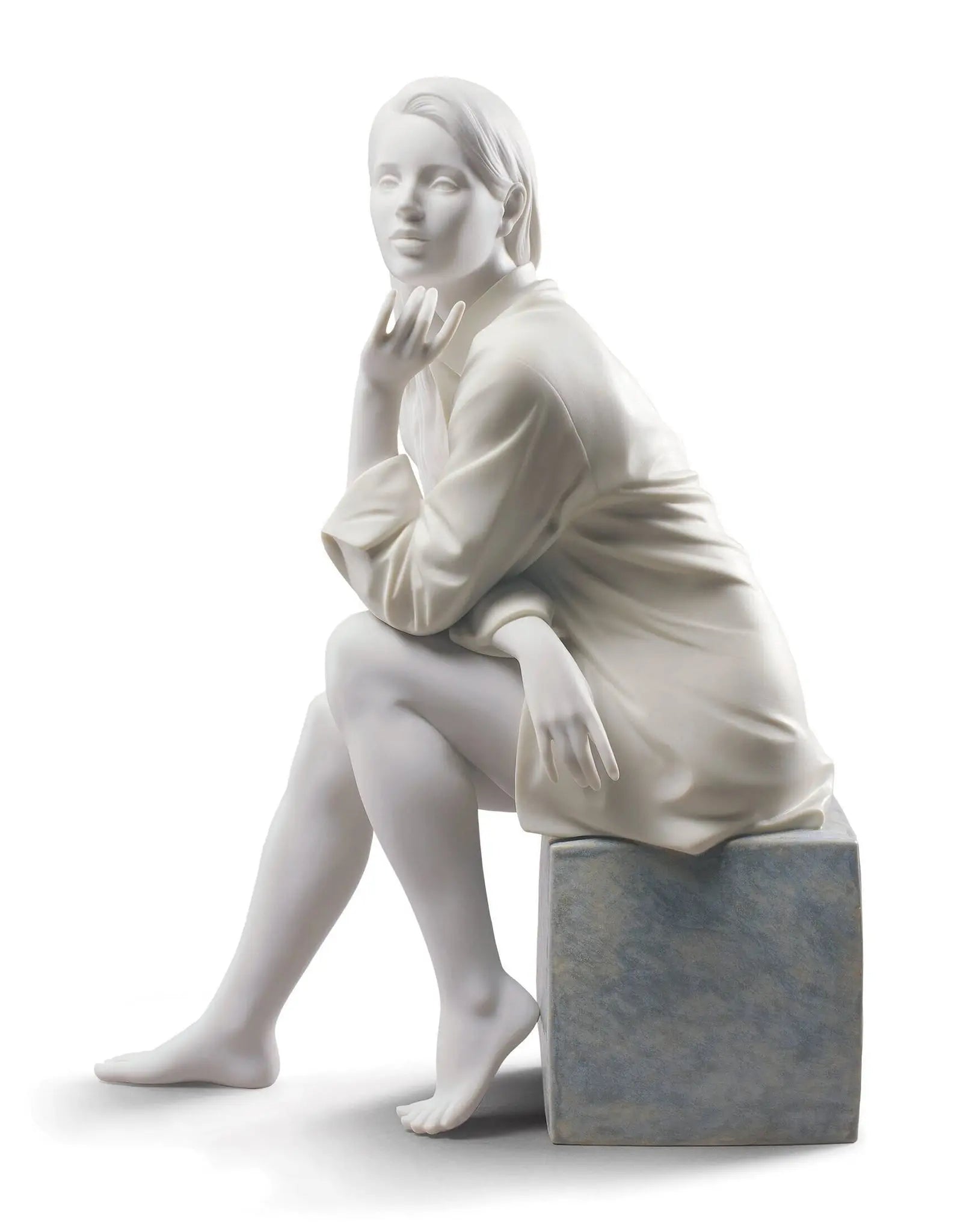  Lladró In My Thoughts Woman Sculpture Sculpture by Lladró at  FormFluent