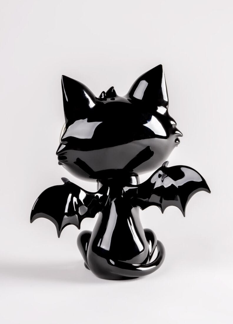 Little devil cat Sculpture. Limited Edition